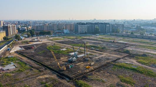 строительство ЖК Витебский парк