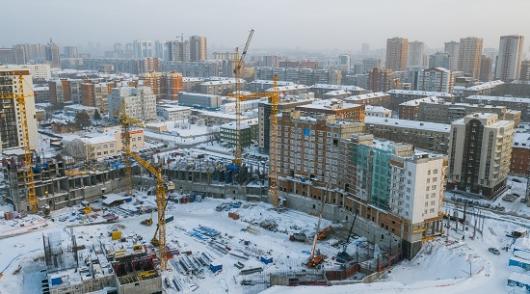 строительство ЖК Огни Сибири